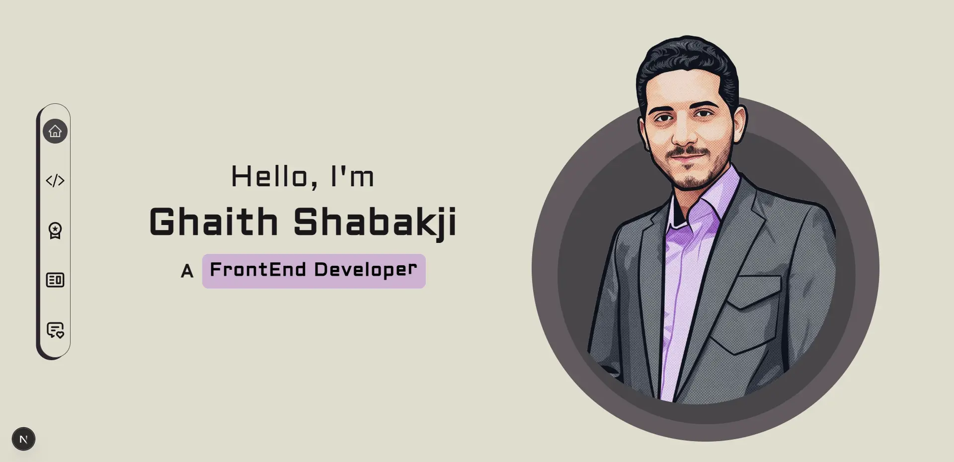 My Portfolio If you like my website, feel free to leave me a message :)